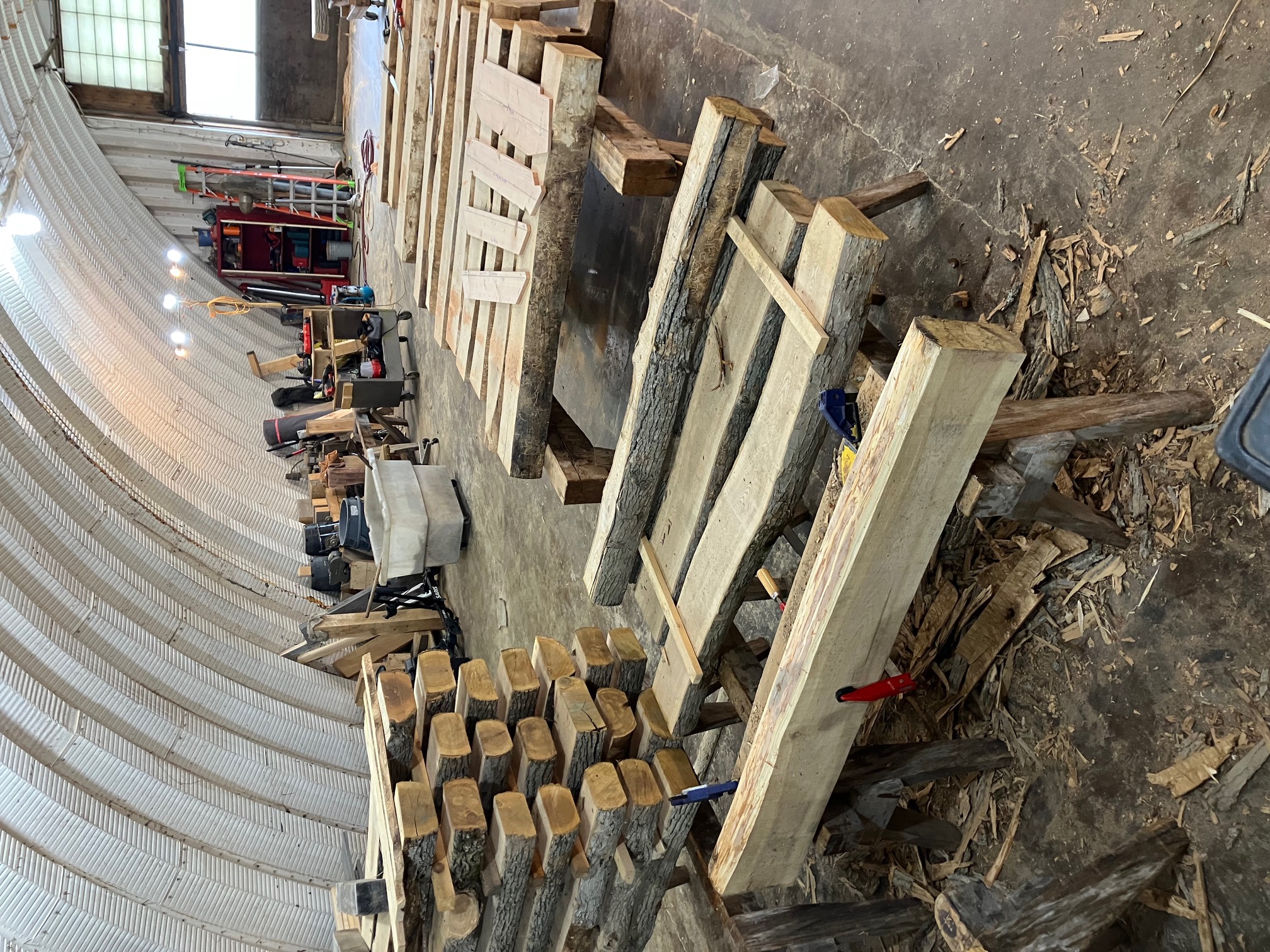 live edge ash material